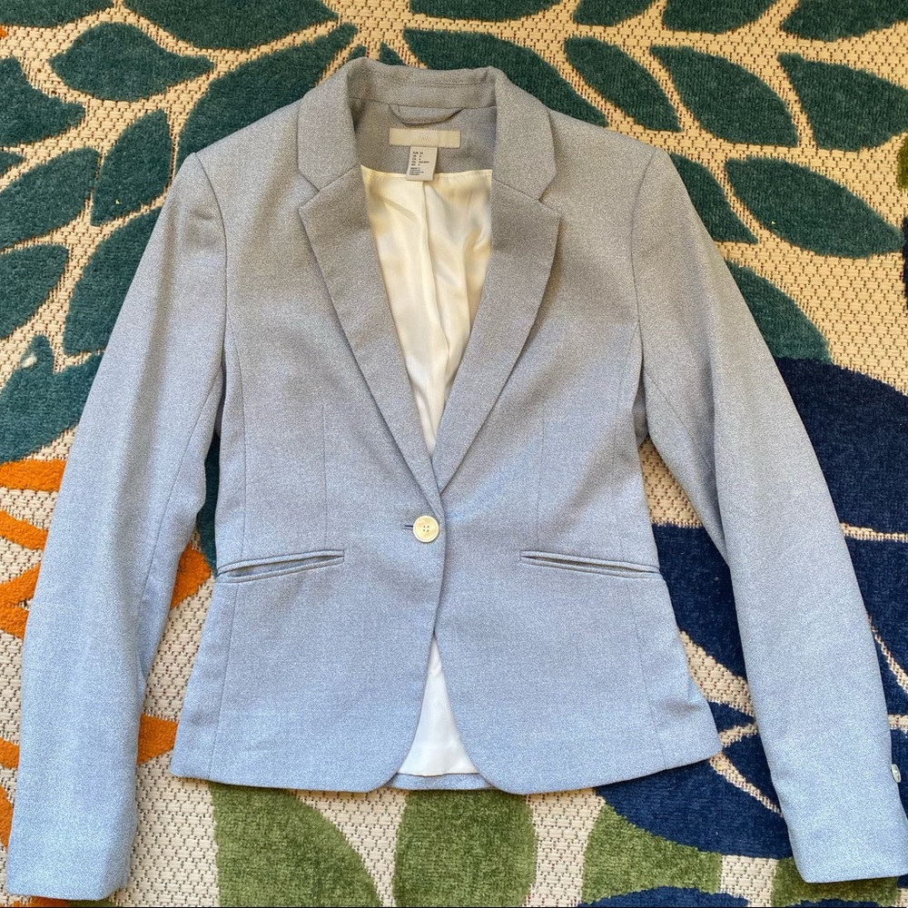 H&M Light Blue Blazer